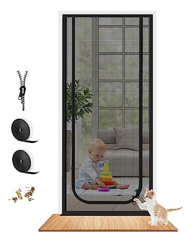 Dixutzi Puerta Mosquitera Para Mascotas, Puerta De Malla Gru