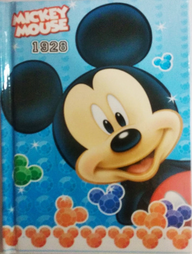 Anotador De Mickey De Tapa Dura