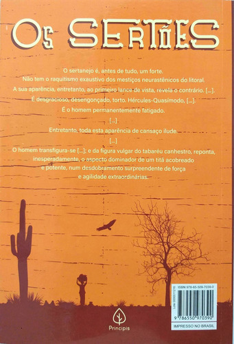 Imagem 3 de 3 de Livro Físico Os Sertões Euclides Da Cunha Texto Integral