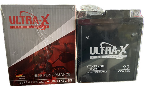 Bateria Ytx7l-bs Para Motos 12 V 7 Ah