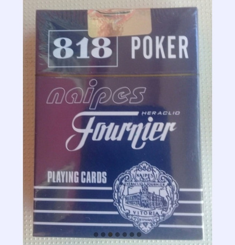 Imagen 2 de 7 de Barajas, Cartas, Juego Poker, Naipes Fournier 818