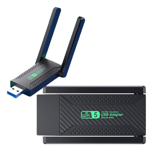 Antena Wifi 20 Dbi Dual Band 5g 1200mbps Pc Laptop Usb