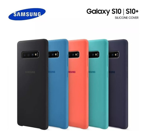 Samsung Case Silicone Cover Para Galaxy S10 Plus