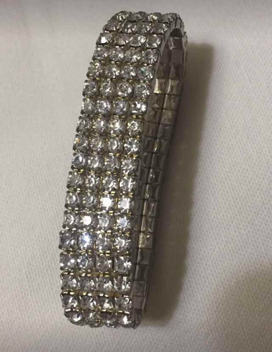 Pulsera De Strass Elastizada Importada