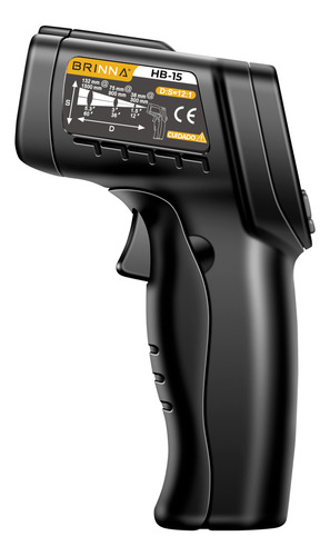 Termometro Infrarrojo Digital Brinna Industrial Temperatura