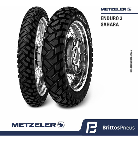 Kit 2 Pneus Metzeler Enduro 3 - 90/90-21+120/80-18 Tt