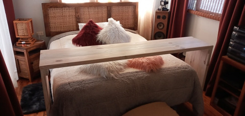 Mesa De Madera Con Rueda Para Camas