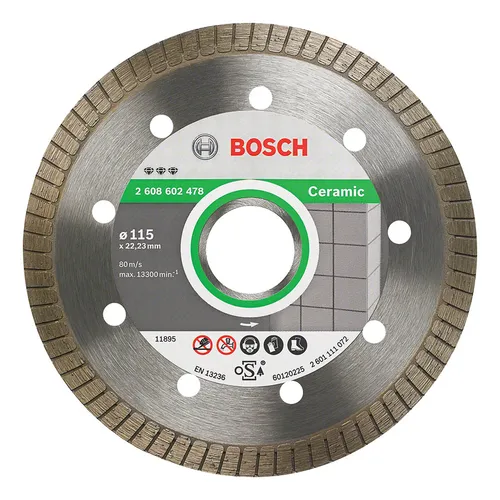 comprar Disco Diamantado Bosch Amoladora 115mm Porcelanato Piedra Color Plateado