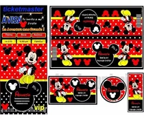 Comprar Kit Imprimible 3x1 Mickey Mouse Candy Bar