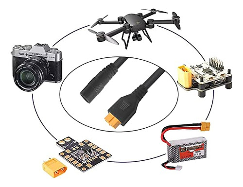 Adaptador Xt60 A Dc 8 Mm - Power For Fpv Monitors