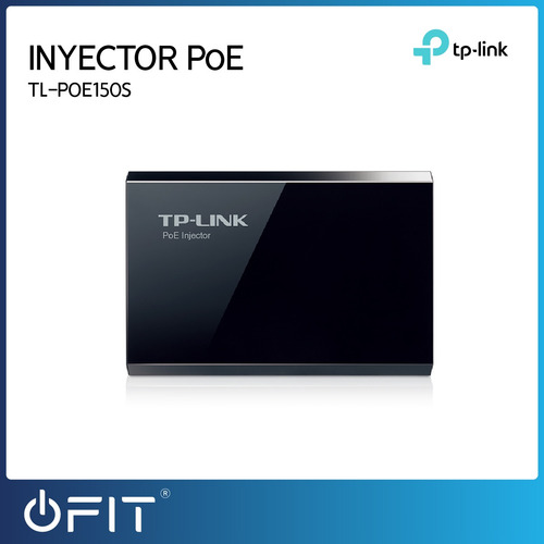 Imagen 2 de 8 de Inyector Poe Tp Link Tl-poe150s 802.3af Gigabit 48vdc Full