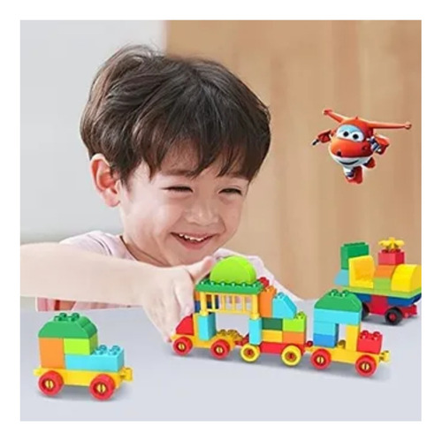 Bloques Wise Block Juguetes Didacticos Construccion Niños Cantidad De Piezas 34