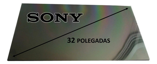 Película Polarizada Tv Compatível C/ Sony 32 Polegadas