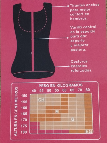 Chaleco Faja Moldeador Senos Libres Control Postura Oscar