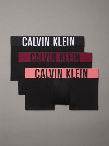 Pack 3 Bóxers Low Rise Trunk Micro Negro Calvin Klein