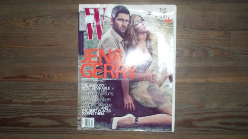 Revista W April 2010 Made Usa Jennifer Aniston Gerard Butler