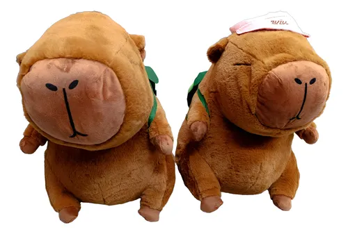 Peluche Capibara Chigüiro Realista Bonito 50cm Perfumado