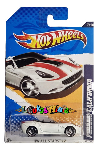 Hot Wheels Ferrari California 127/247 All Stars 2012