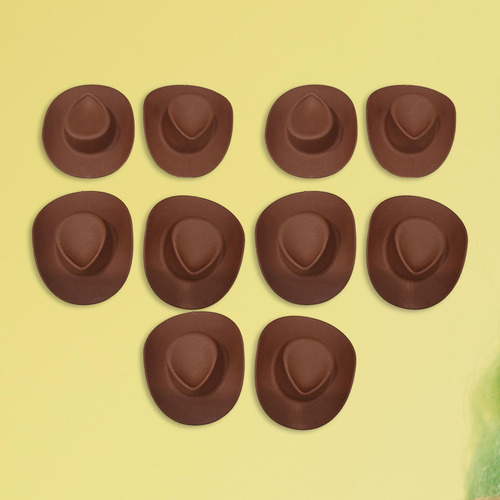 10 Uds Sombrero De Vaquero En Miniatura Sombrero Para