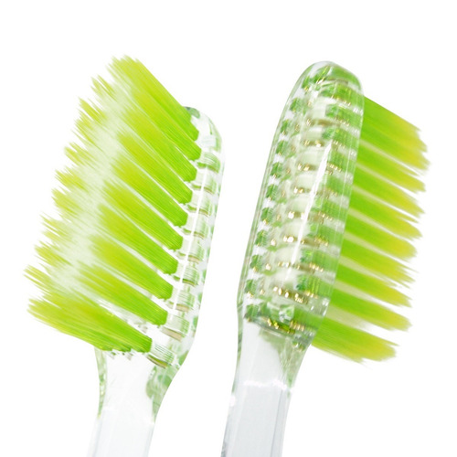 Imagen 4 de 5 de Cepillo dental Colgate Slim Soft Advanced Ultra suave pack x 2