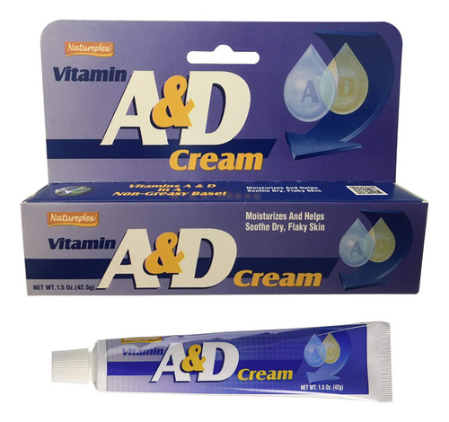 Crema Hidratante Y Calmante Con Vitamina A Y D 2 Botellas De