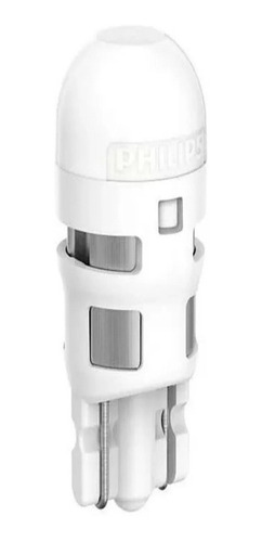 Imagen 2 de 6 de Lampara Posicion Led T10 W5 Philips 6000k X 2