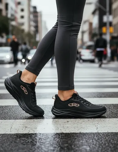 Tênis Olympikus Feminino Lumi Caminhada Conforto Leve Preto/preto Liso 37