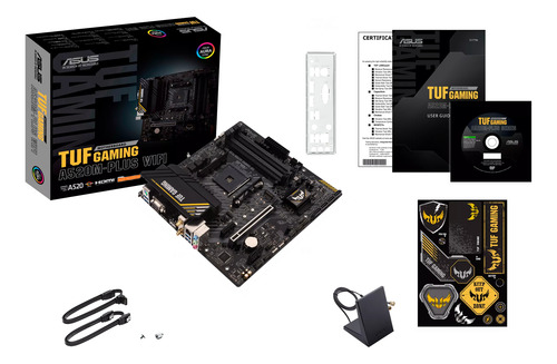 Tarjeta Madre Asus Tuf Gaming A520m-plus Wifi Am4 Ddr4 Glan