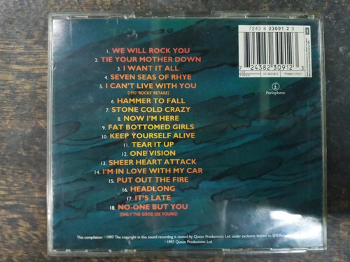 Imagen 2 de 4 de Queen Rocks * Queen * Cd Original Importado *