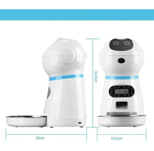 Imagen 10 de 10 de Robot Alimentador Automático Para Mascotas Dispensador