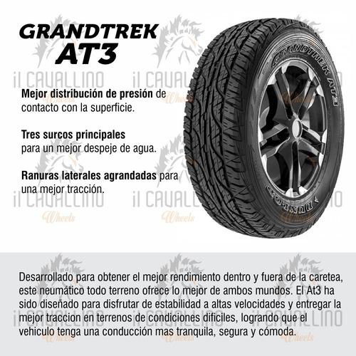 Kit 2 Neumaticos Dunlop At3 245 65 R17 107h Amarok Cavallino