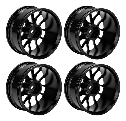 Cubos De Rueda Rc, 4 Piezas, Llantas De Aleación De Aluminio