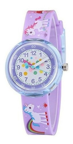 Reloj De Pulsera Para Niños De 3 A 8 Años Analogico Con Co