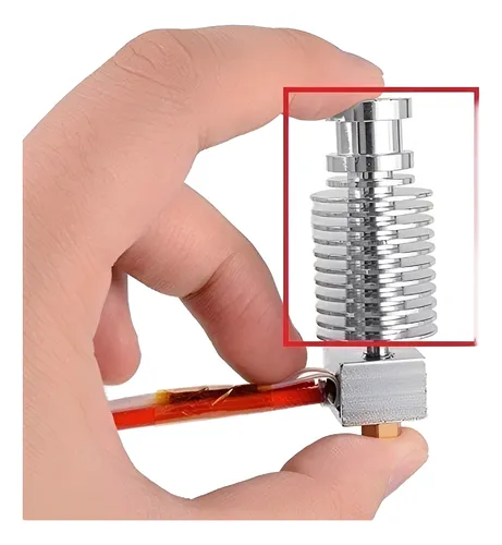 Disipador Extrusor Directo Largo E3dv6 E3d 50mm 3mm M6