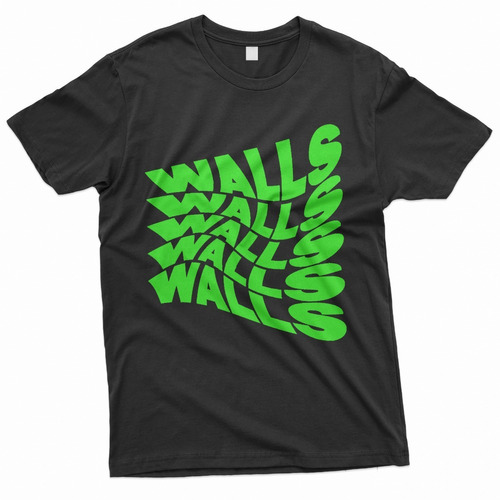 Remera Algodón Negra - Walls Louis Tomlinson - One Direction