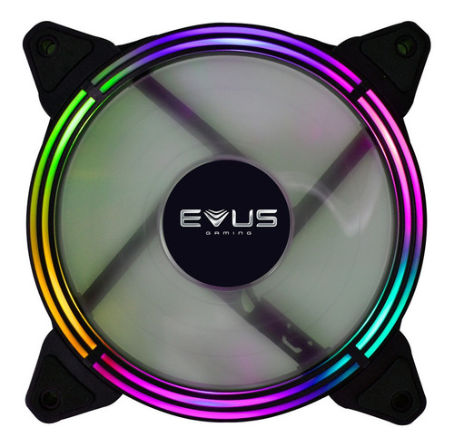 Cooler Gamer Evus F12rgb Fan 12cm Com Led Rgb