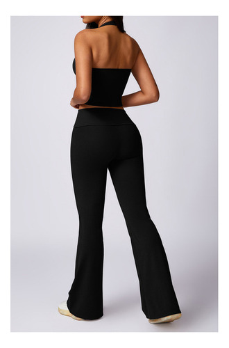 / Sujetador Yoga Fitness Para Correr Con Cuello Halter Mujer