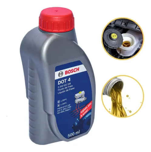 Fluido Oleo De Freio Dot 4 Bosch 500ml