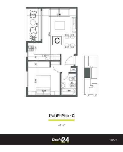 Departamento De 2 Y 3 Ambientes Diseño 24 - Ituzaingó Sur