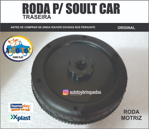 Soult Car 650 - X-plast - Homeplay - Roda Traseira/dianteira