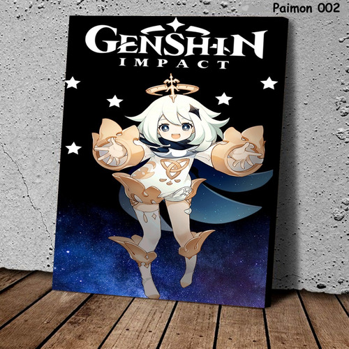 Cuadro Decorativo Ilustracion Genshin Impact