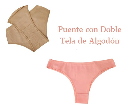 Panties Algodón Para Mujer Bragas Calzón Pantys Sexy 3 Pack