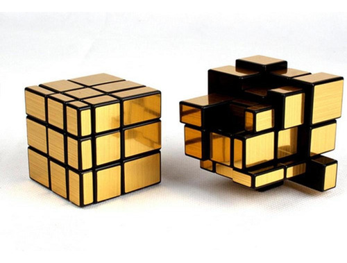Bloques de espejo Cubo Mágico Espelhado Shengshou Dourado