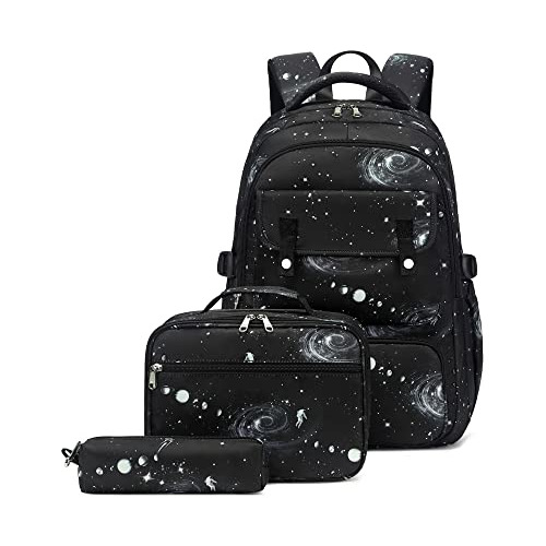 Mildame Galaxy Backpack Para Niños Con Juego De Caja Xyn4z