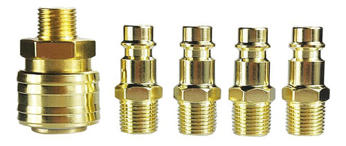 Acoplador Quick Air, 8 Mm, 1/4 Mm, Hembra Y Macho, Con