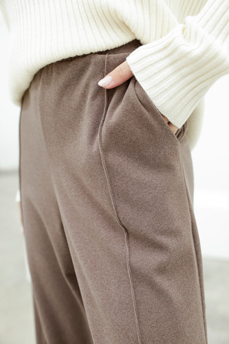 Pantalón Palazzo Mujer Con Pespunte Kailashop