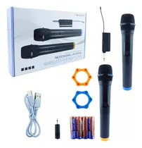 Comprar Microfonos Inalámbricos Profesional Doble Con Pantalla Led