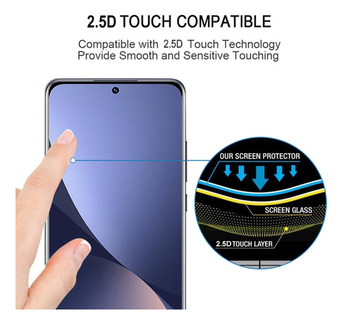 2 Sets De Filme Com Lente De Filme Para Xiaomi 12 Para Xiaom