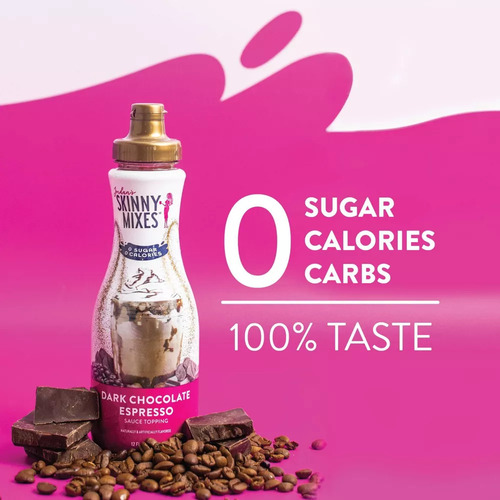 Skinny Mixes Syrup Zero Sugar Dark Chocolate Espresso 354ml