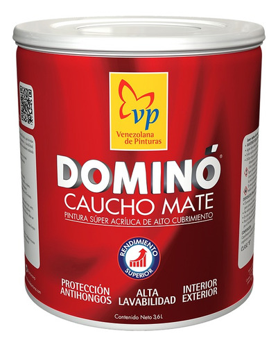 Pintura Caucho Mate Domino Galon Aguamarina Vp Somos Tienda